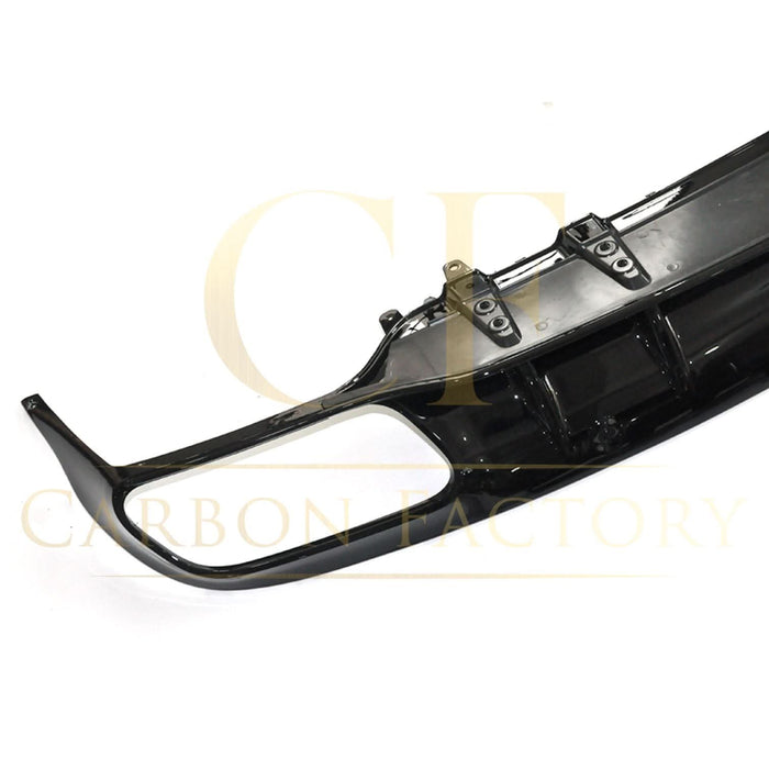 A Style Gloss Black Rear Diffuser & Exhaust Tips for Mercedes Benz W205 C Class & C63 Saloon & Estate 15-21