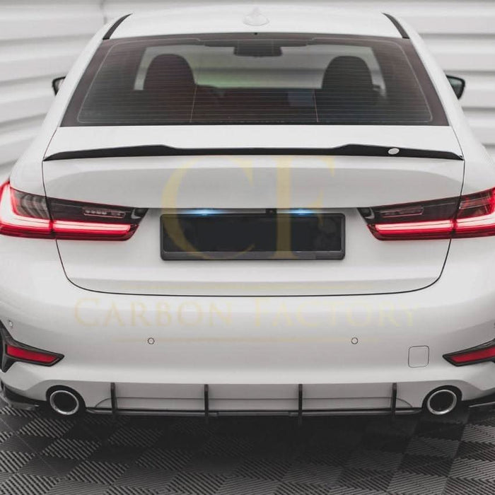 Gloss Black Rear Diffuser add on for BMW 3 Series G20 G21 Pre-LCI Standard model 19-22