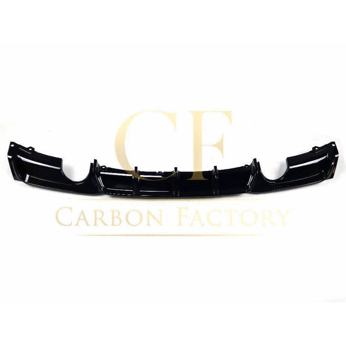 Gloss Black Rear Diffuser Dual Exhaust for BMW F30 F31 3 Series 12-19