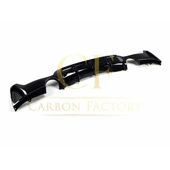 Gloss Black Rear Diffuser Dual Exhaust for BMW F32 F33 F36 4 Series 14-20