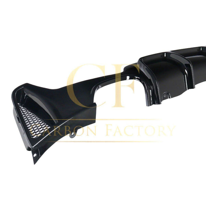 Gloss Black Rear Diffuser Quad Exhaust for BMW F32 F33 F36 4 Series 14-20
