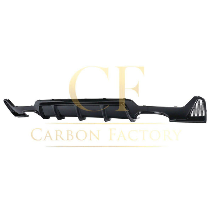 Gloss Black Rear Diffuser Quad Exhaust for BMW F32 F33 F36 4 Series 14-20