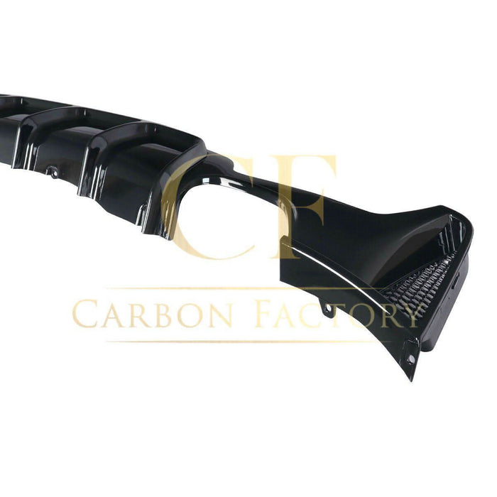 Gloss Black Rear Diffuser Quad Exhaust for BMW F32 F33 F36 4 Series 14-20