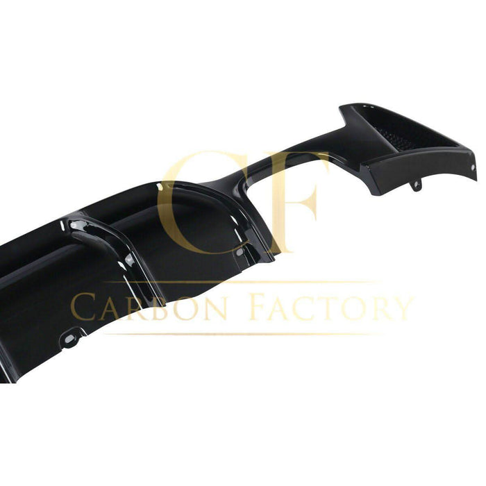 Gloss Black Rear Diffuser Quad Exhaust for BMW F32 F33 F36 4 Series 14-20