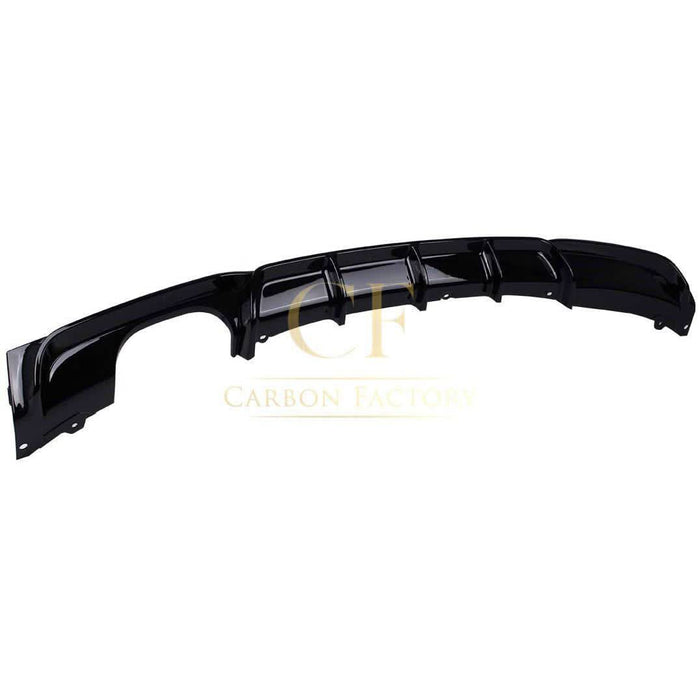 Gloss Black Rear Diffuser Twin Exhaust for BMW F30 F31 3 Series 12-19