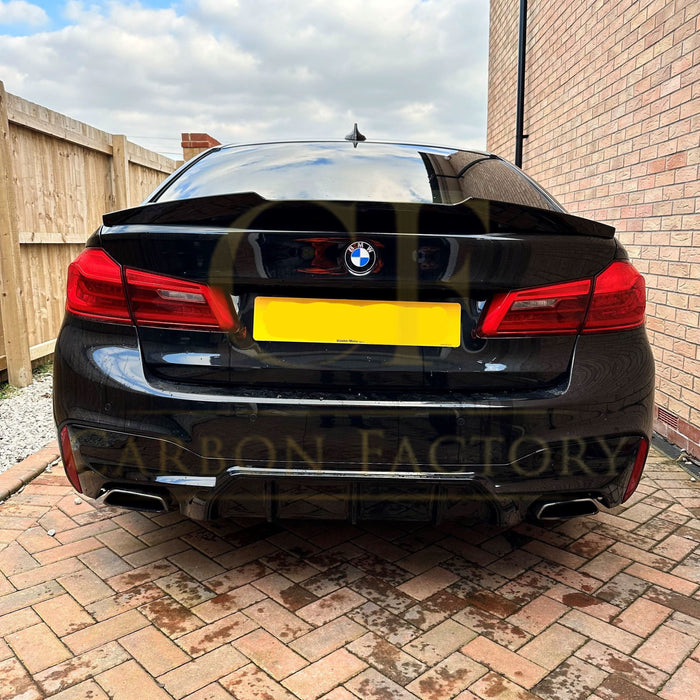 M5 Style Gloss Black Rear Diffuser for BMW F90 M5 & G30 G31 5 Series M Sport 17-24