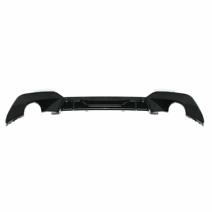 MP Style Gloss Black Rear Diffuser Dual Exhaust for BMW 3 Series G20 G21 Pre-LCI 19-22