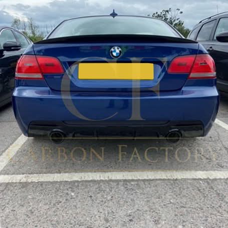 MP Style Gloss Black Rear Diffuser Dual Exhaust for BMW E92 E93 3 Series 05-13