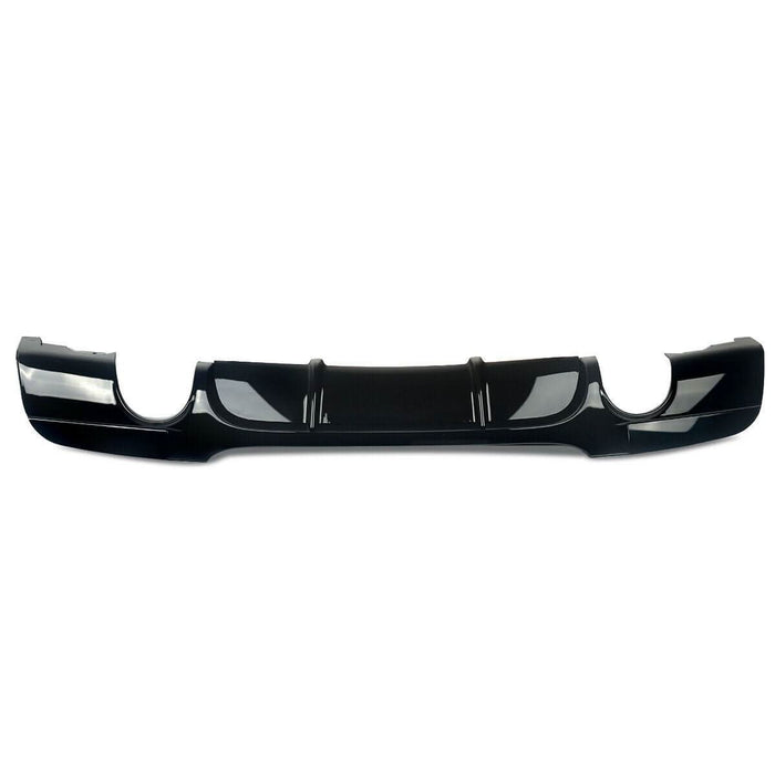 MP Style Gloss Black Rear Diffuser Dual Exhaust for BMW E92 E93 3 Series 05-13
