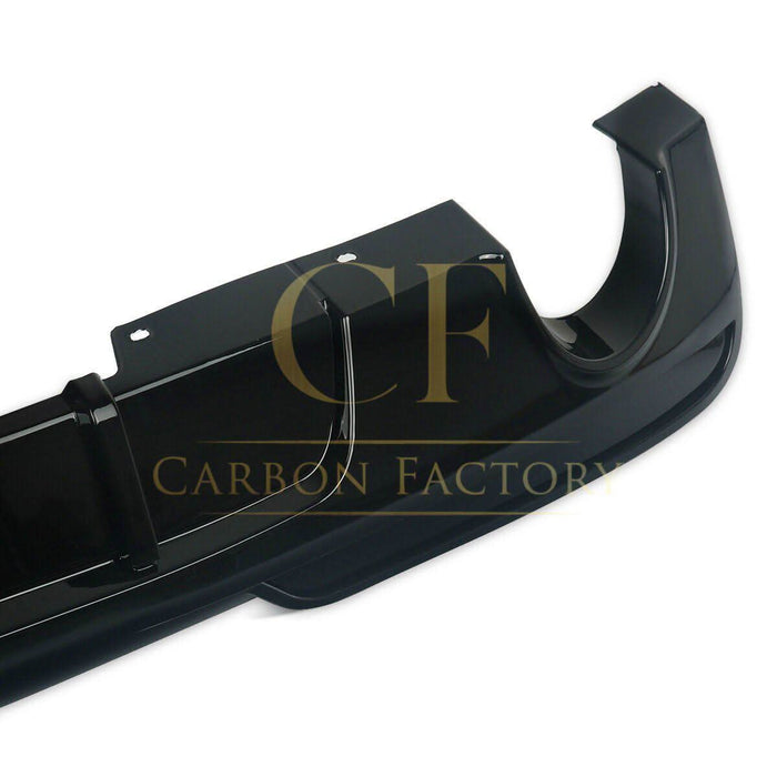 MP Style Gloss Black Rear Diffuser Dual Exhaust for BMW F10 5 Series 10-17