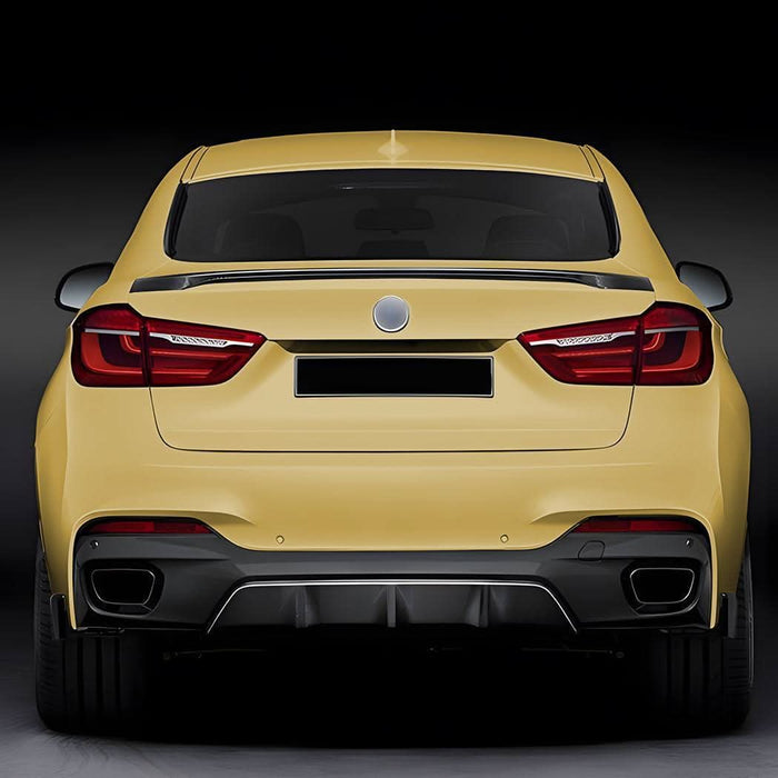 MP Style Gloss Black Rear Diffuser for BMW F16 X6 14-19