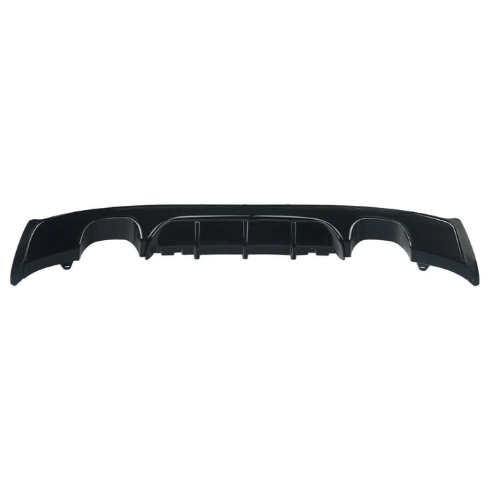 MP Style Gloss Black Rear Diffuser Quad Exhaust for BMW F22 2 Series M Sport 14-Present