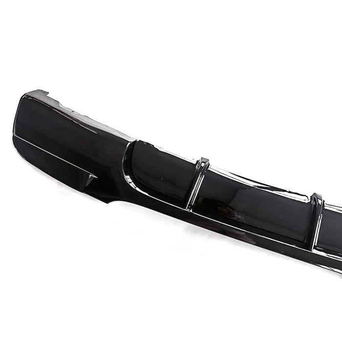 MP Style Gloss Black Rear Diffuser Twin Exhaust for BMW E90 E91 3 Series 05-13