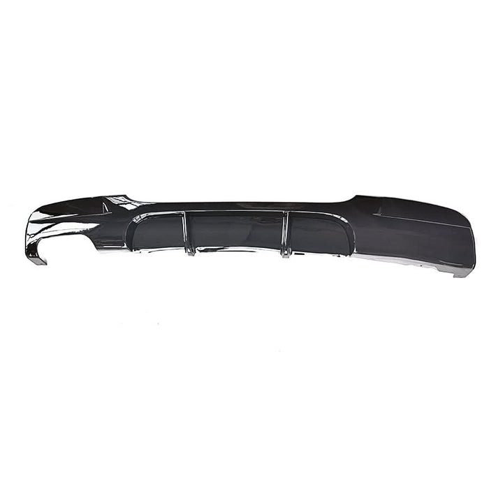 MP Style Gloss Black Rear Diffuser Twin Exhaust for BMW E90 E91 3 Series 05-13