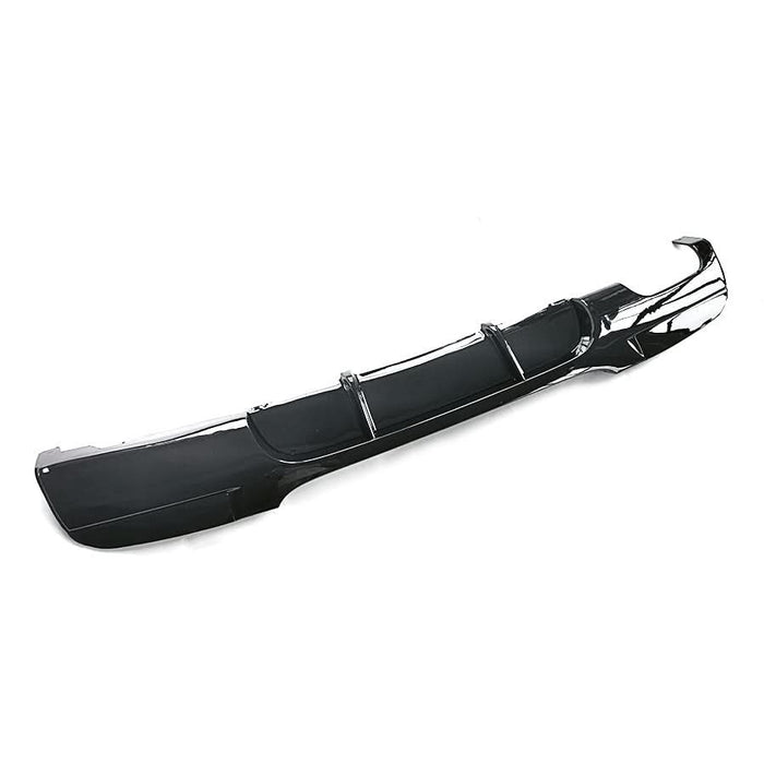 MP Style Gloss Black Rear Diffuser Twin Exhaust for BMW E90 E91 3 Series 05-13