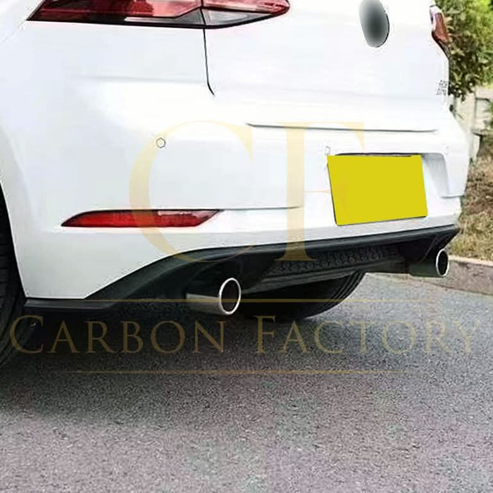 OEM Style Gloss Black Rear Diffuser for VW Golf MK7.5 GTI 17-20