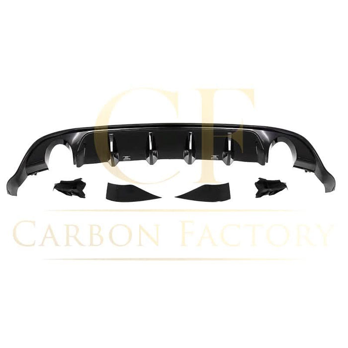 TCR Style Gloss Black Rear Diffuser for VW Golf MK7.5 GTI 17-20