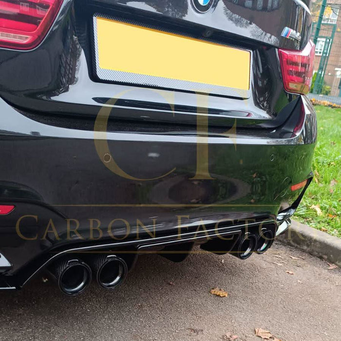 V Style Gloss Black Rear Diffuser for BMW F80 M3 F82 F83 M4 14-20