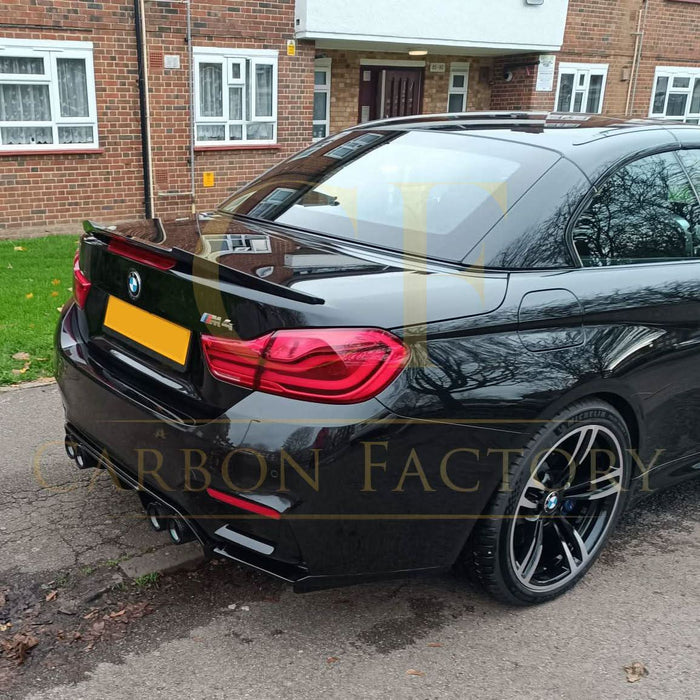 V Style Gloss Black Rear Diffuser for BMW F80 M3 F82 F83 M4 14-20