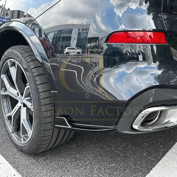 V Style Gloss Black Rear Diffuser for BMW G05 X5 19-25