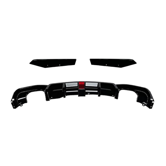 V Style Gloss Black Diffuser for BMW F30 F31 3 Series 12-19
