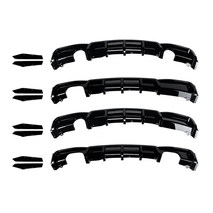 V Style Gloss Black Diffuser for BMW F30 F31 3 Series 12-19