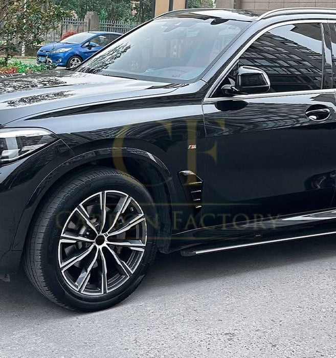 Gloss Black Front Fender Trims for BMW G05 X5 19-22