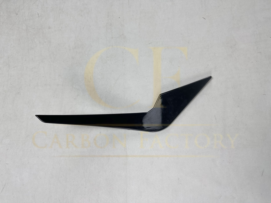 Gloss Black Front Bumper Canards for BMW F87 M2 OG 14-20