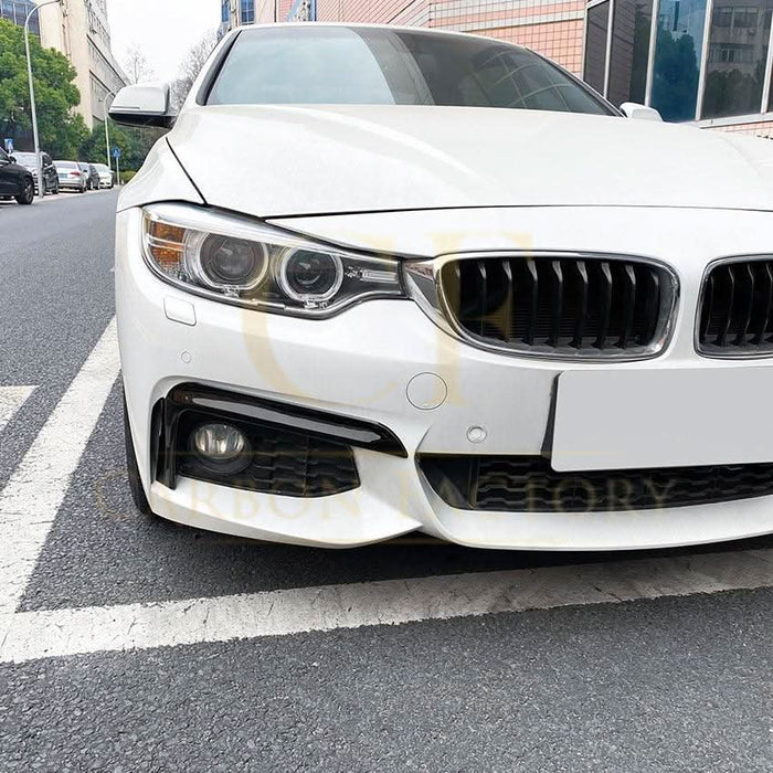 Gloss Black Front Bumper Trims for BMW F32 F33 F36 4 Series 14-20