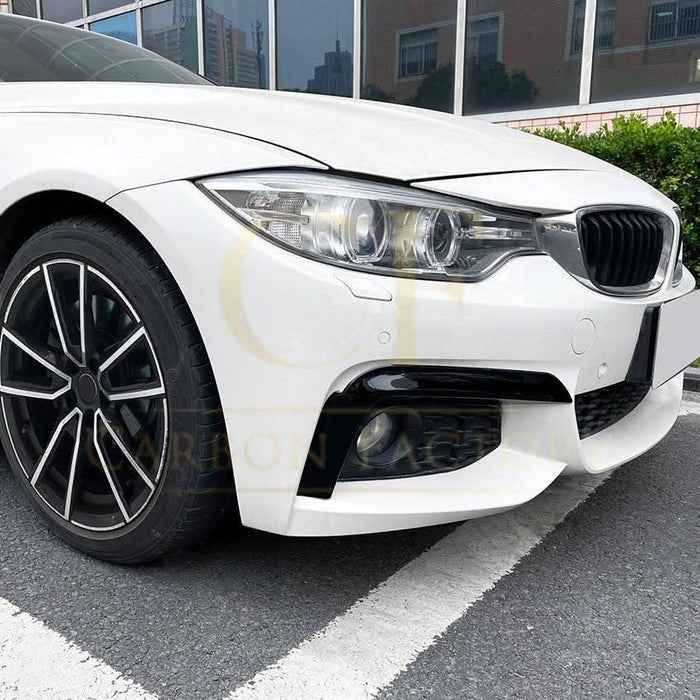 Gloss Black Front Bumper Trims for BMW F32 F33 F36 4 Series 14-20