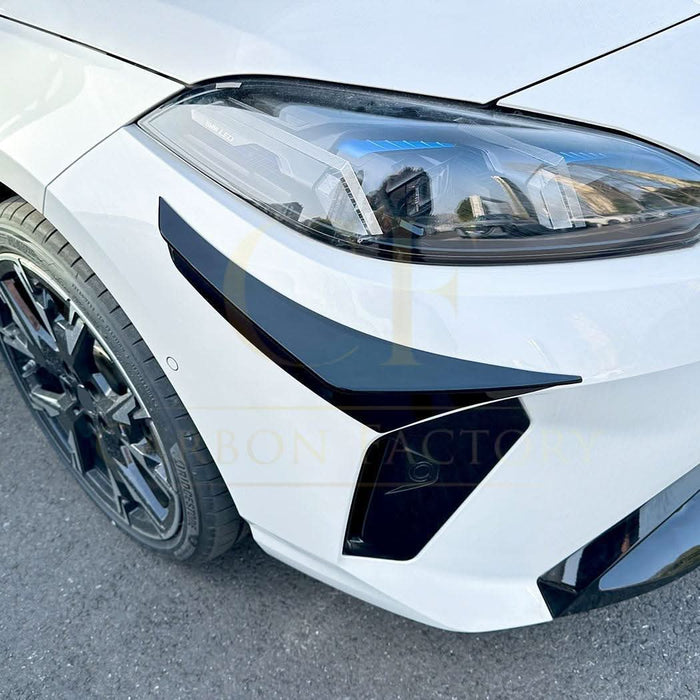 Gloss Black Front Bumper Trims for BMW F74 2 Series Gran Coupe 25-Present