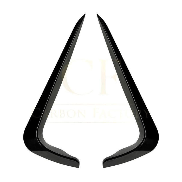 Gloss Black Front Canards for BMW E90 3 Series LCI 09-13