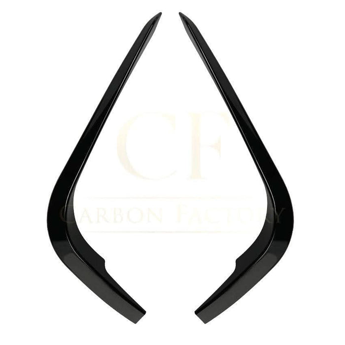 Gloss Black Front Canards for BMW E90 3 Series Pre-LCI 05-08