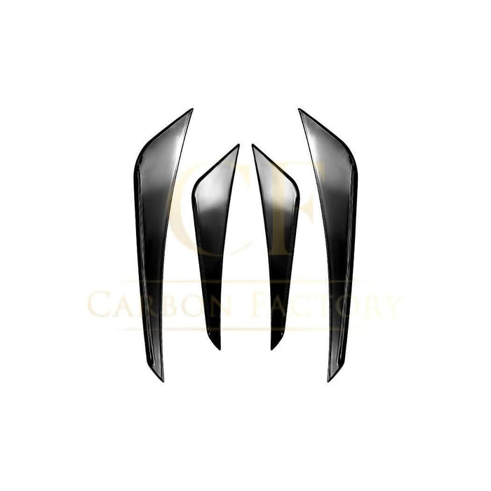 Gloss Black Front Canards for BMW F20 F21 1 Series LCI 15-19