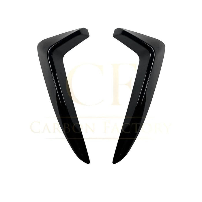 Gloss Black Front Canards for BMW F25 X3 F26 X4 LCI 14-17