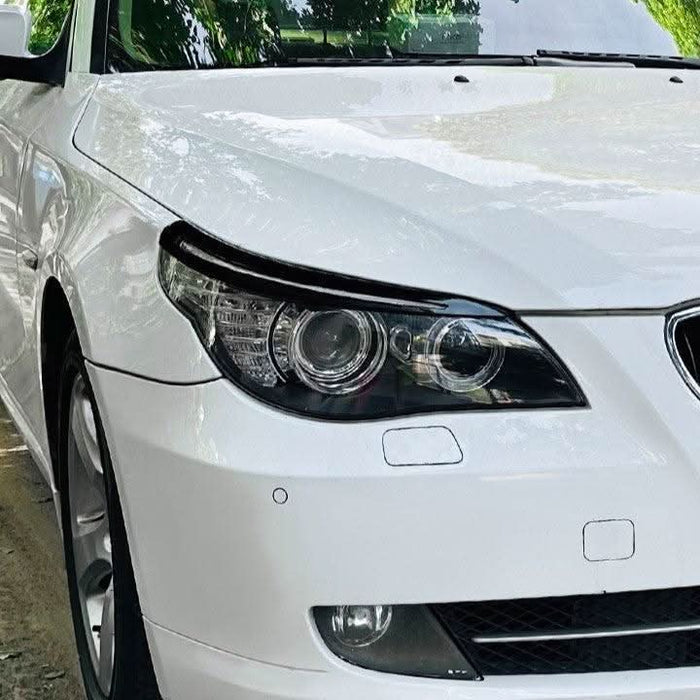 Gloss Black Headlight Trims for BMW E60 E61 5 Series inc M5 05-10