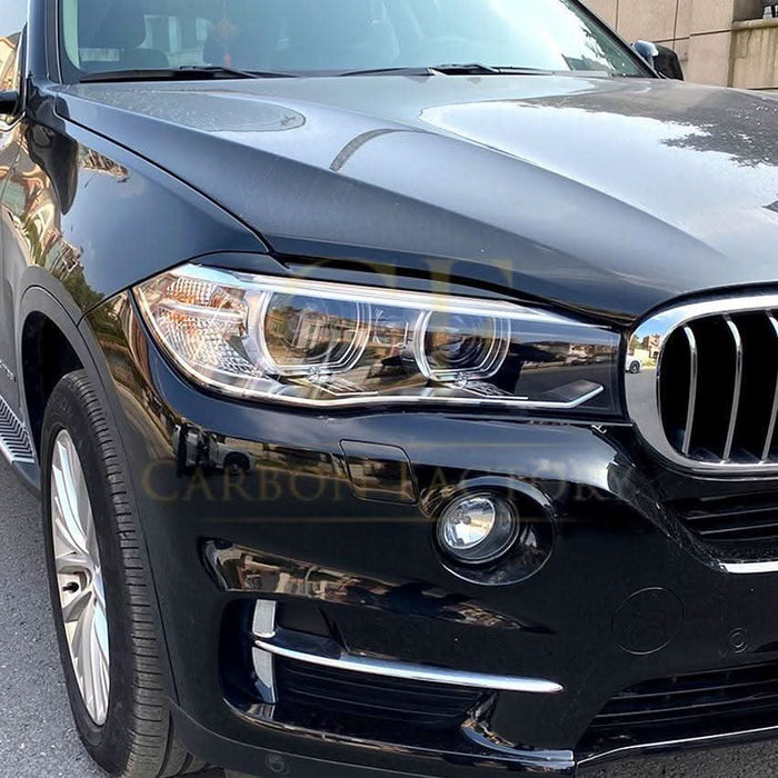 Gloss Black Headlight Trims for BMW F15 X5 F16 X6 14-18