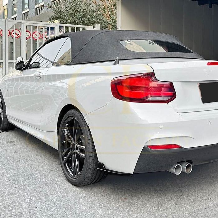 Gloss Black Rear Bumper Spats for BMW F22 F23 2 Series 14-20