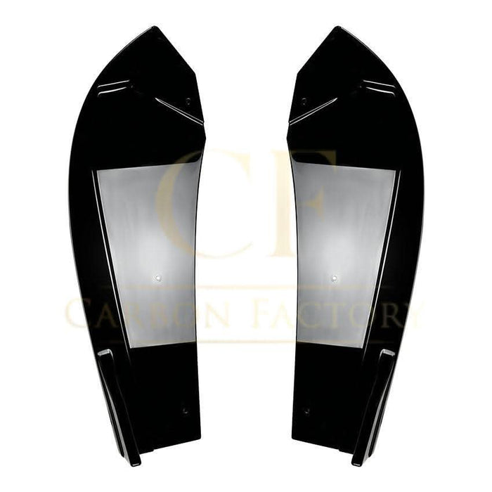 Gloss Black Rear Bumper Spats for BMW G02 X4 LCI 22-24