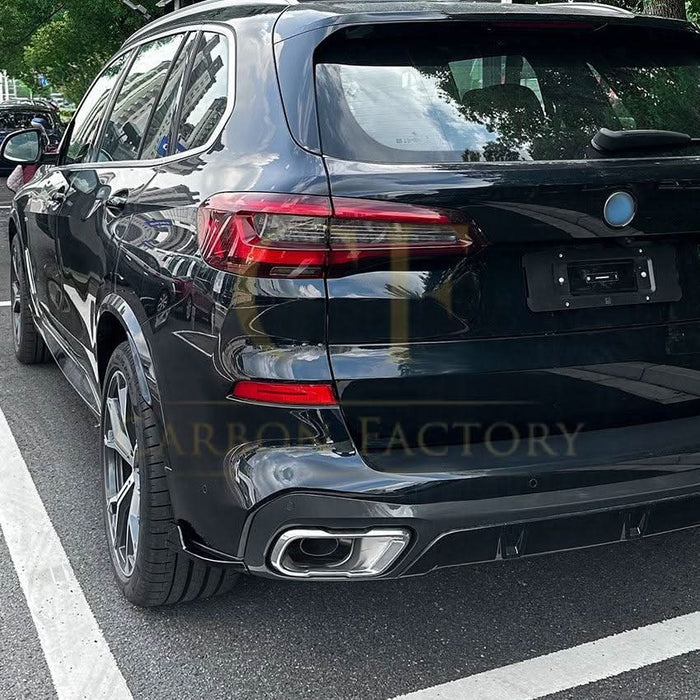 Gloss Black Rear Bumper Spats for BMW G05 X5 Pre-LCI 19-22