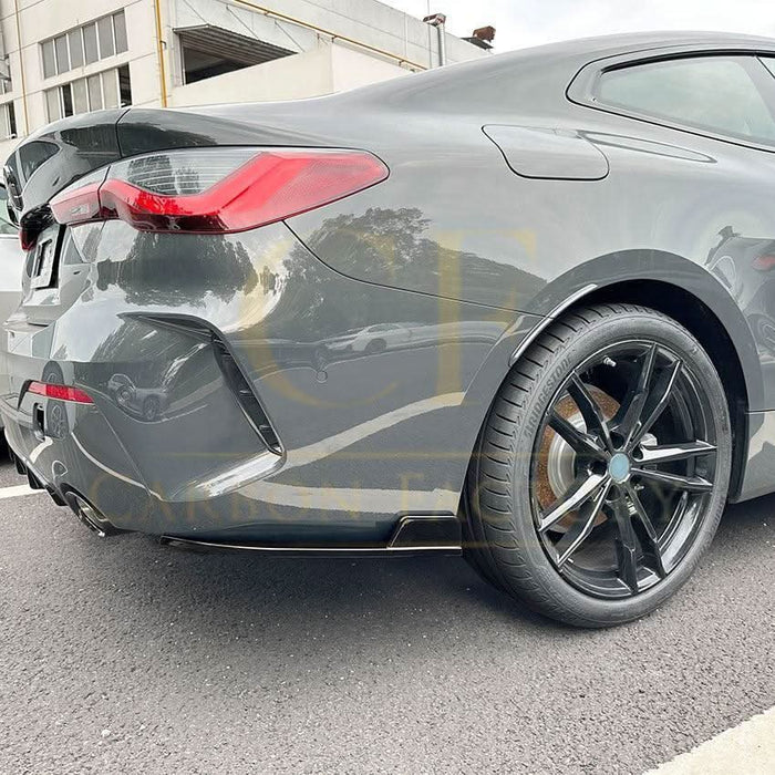 Gloss Black Rear Bumper Spats for BMW G22 G23 4 Series 20-Present