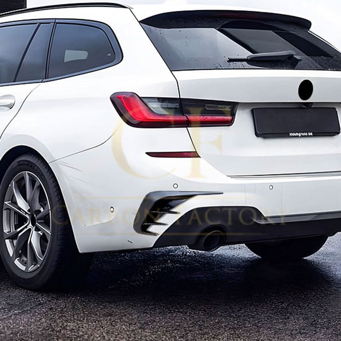 Gloss Black Rear Bumper Trims for BMW G21 3 Series 19-Present