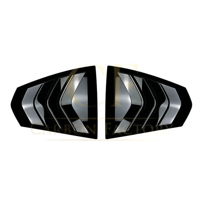 Gloss Black Window Louver Vents for BMW 3 Series G20 19-25
