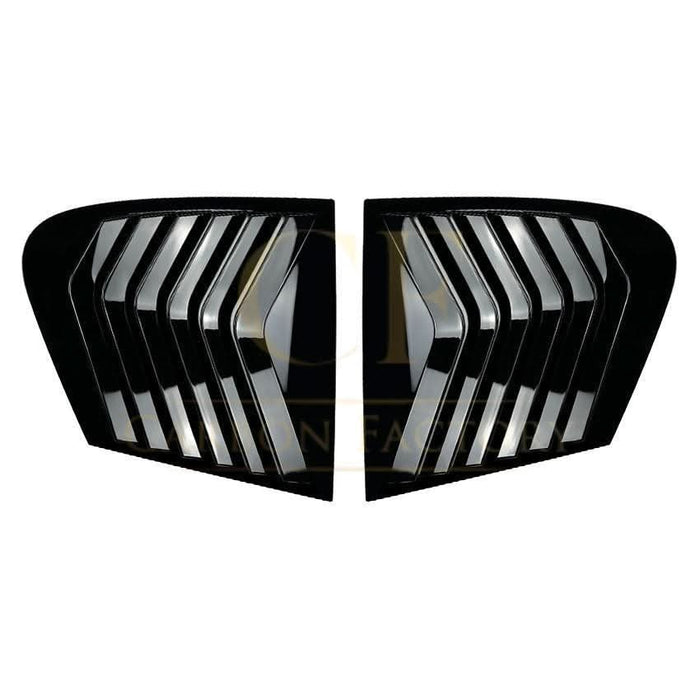 Gloss Black Window Louver Vents for BMW F20 F21 1 Series 11-19