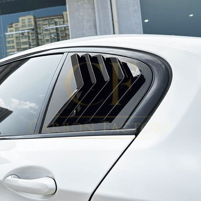 Gloss Black Window Louver Vents for BMW G30 5 Series 17-24