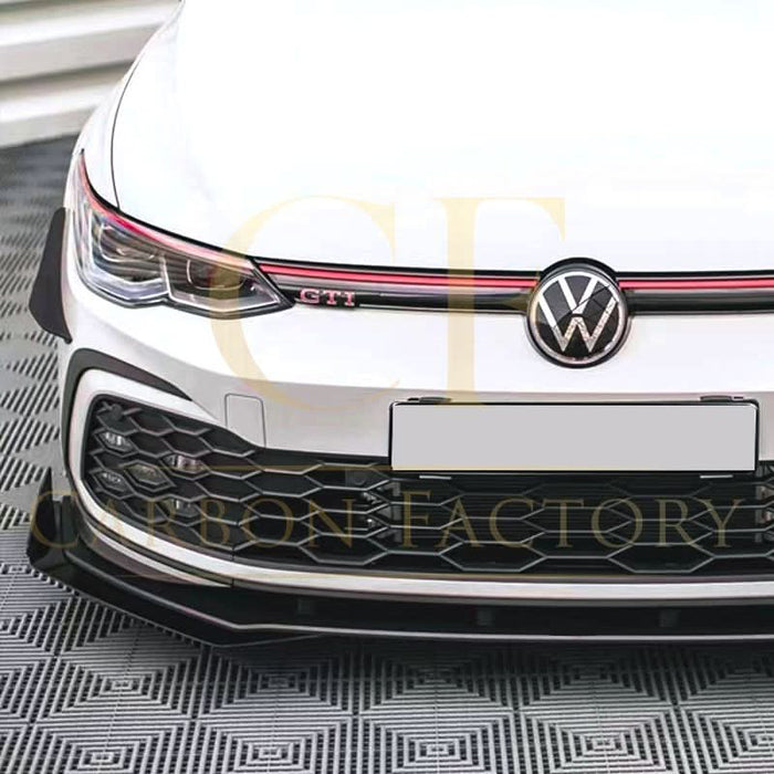 MAX Style Gloss Black Front Bumper Trims for VW Golf MK8 21-23
