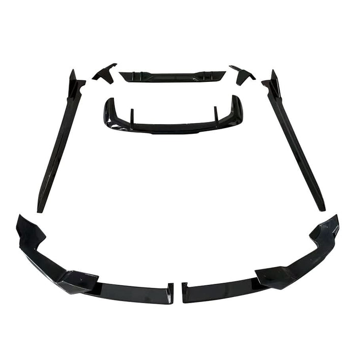 Gloss Black Body Kit 1 Splitter Diffuser Side Skirts Spoiler for BMW G05 LCI X5 23-Present (No Exhaust Tips)