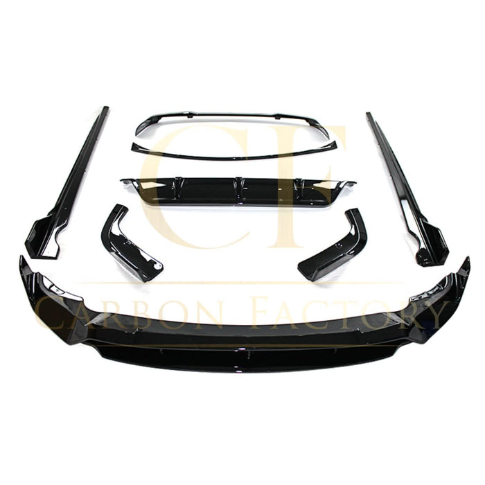 Gloss Black Body Kit 2 Splitter Diffuser Side Skirts Spoiler for BMW G05 LCI X5 23-Present
