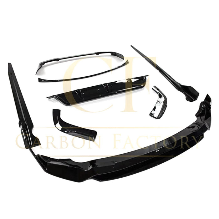 Gloss Black Body Kit 2 Splitter Diffuser Side Skirts Spoiler for BMW G05 LCI X5 23-Present
