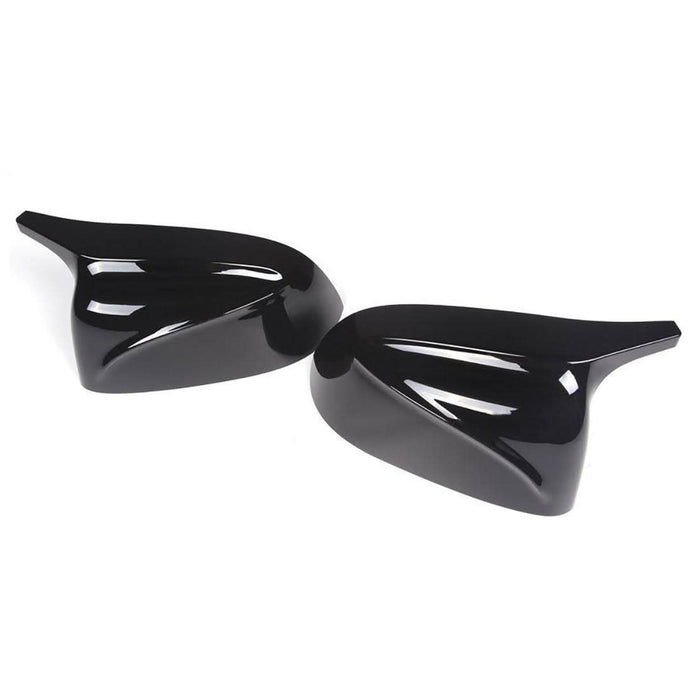 CF Style Gloss Black Replacement Mirror Covers for BMW G01 X3 G02 X4 G05 X5 G06 X6 G07 X7 18-25